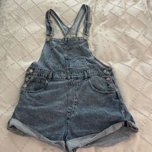 Free people Ziggy, shortalls size large